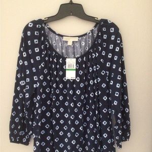Michael Kors top- Navy